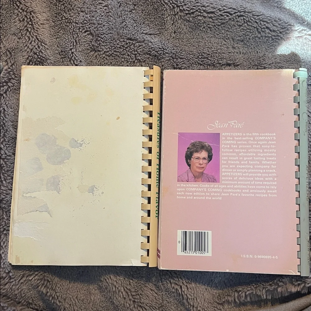 Vintage cookbooks spiral binding company’s coming and charming county SPCA cook